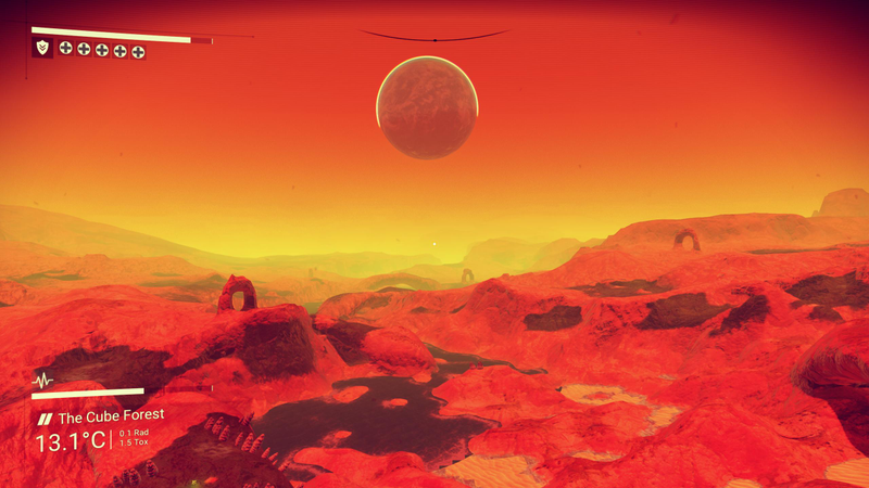 Above: The Cube Forest now, after the update. Totally barren, not a cube in sight.